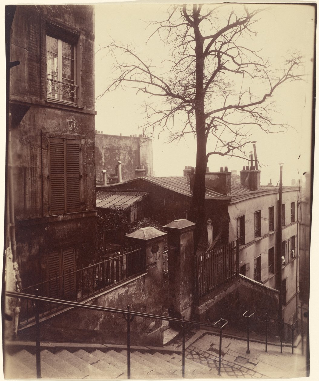 [Portaikko, Montmartre] tekijältä Eugène Atget