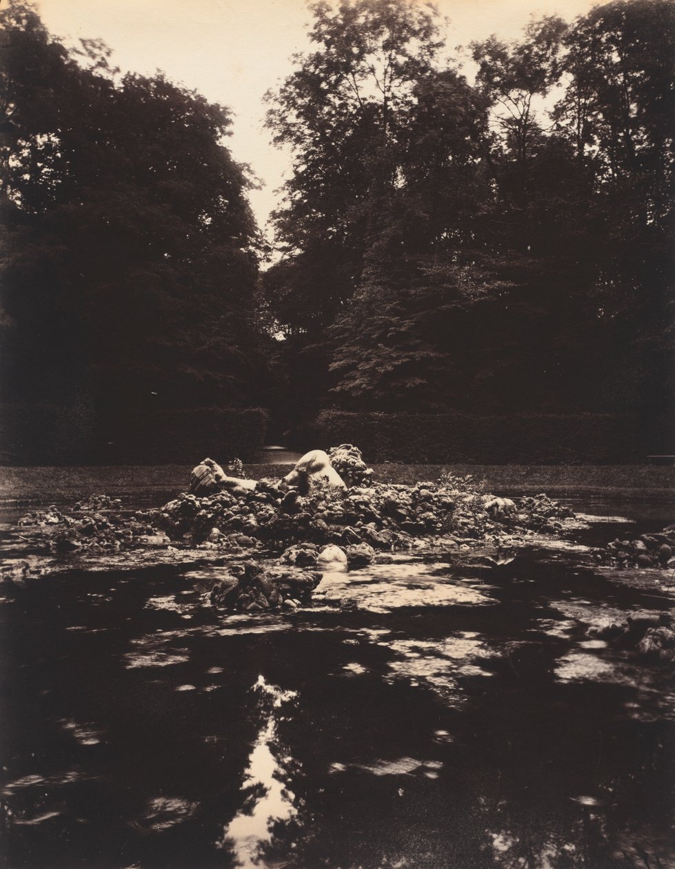 Versailles, Enceladuksen suihkulähde tekijältä Eugène Atget
