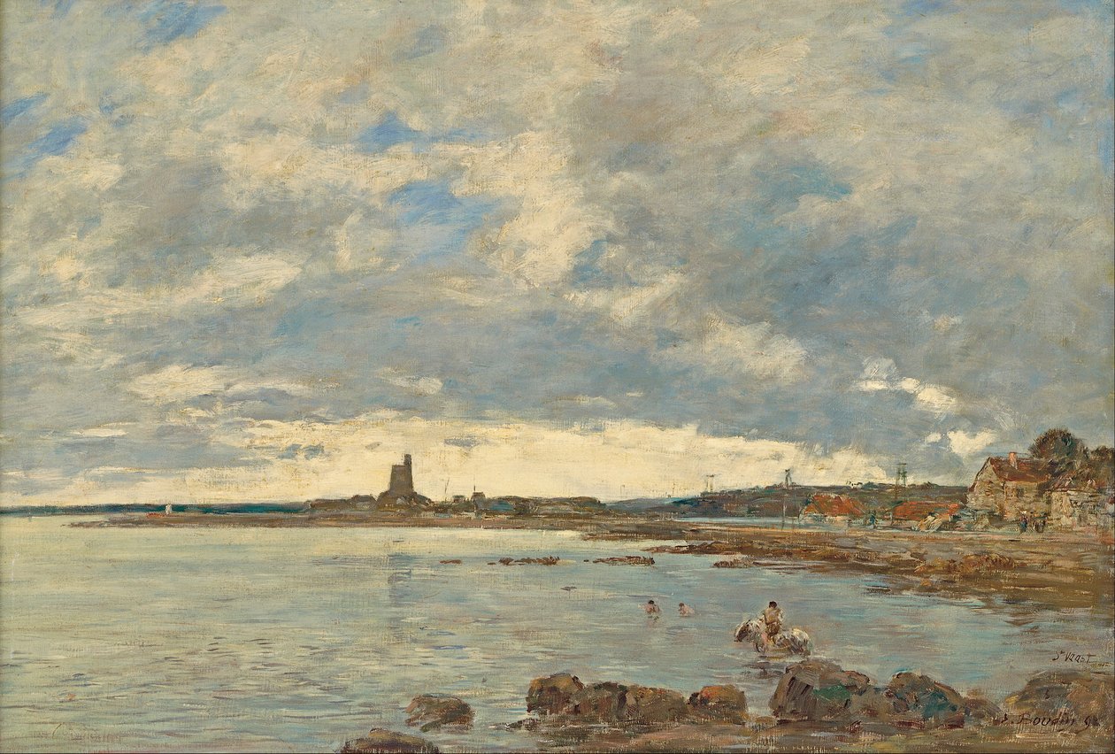 Vaast-la-Hougue tekijältä Eugene Louis Boudin