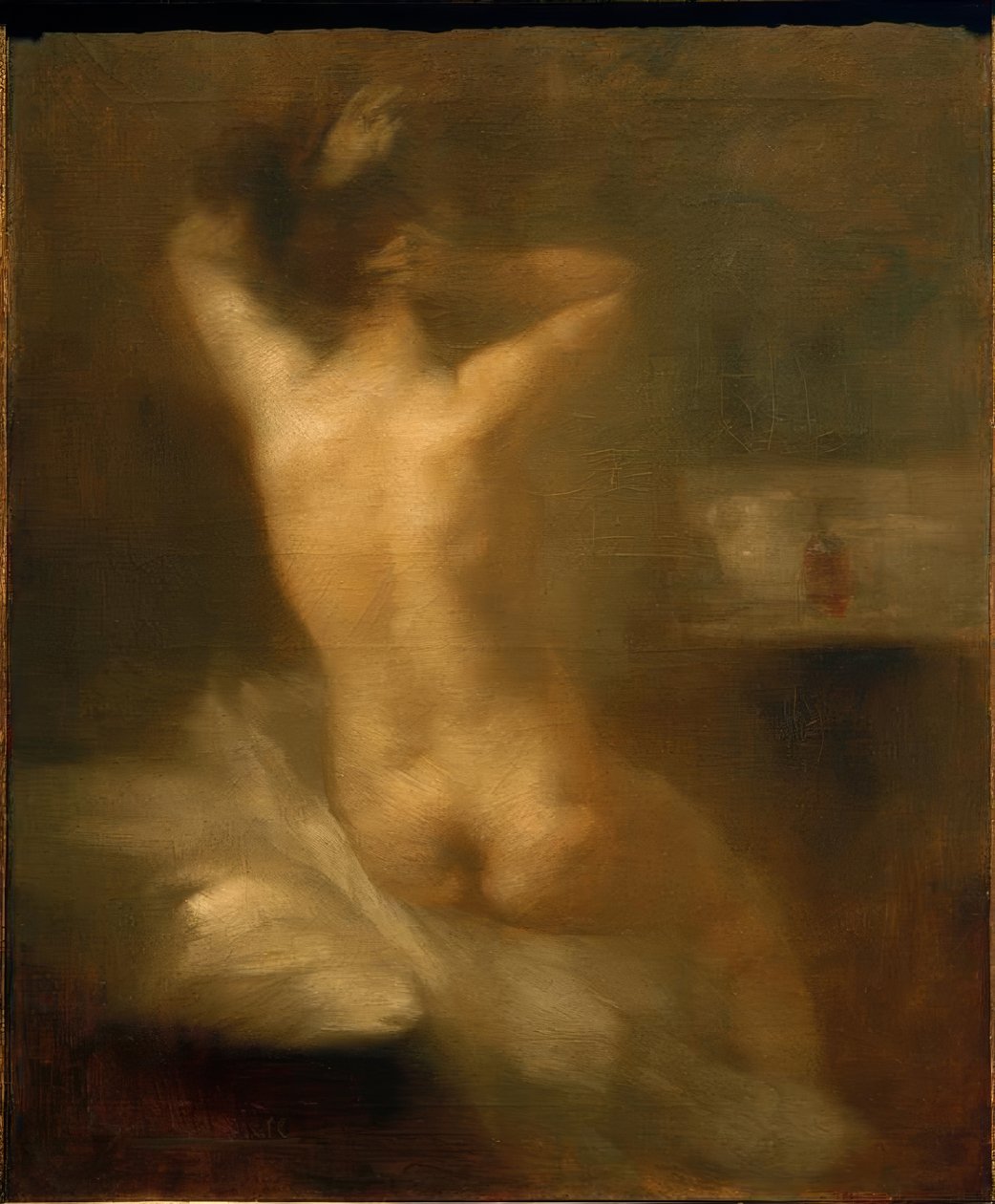 E.Carrière, Female Back Act tekijältä Eugène Carrière