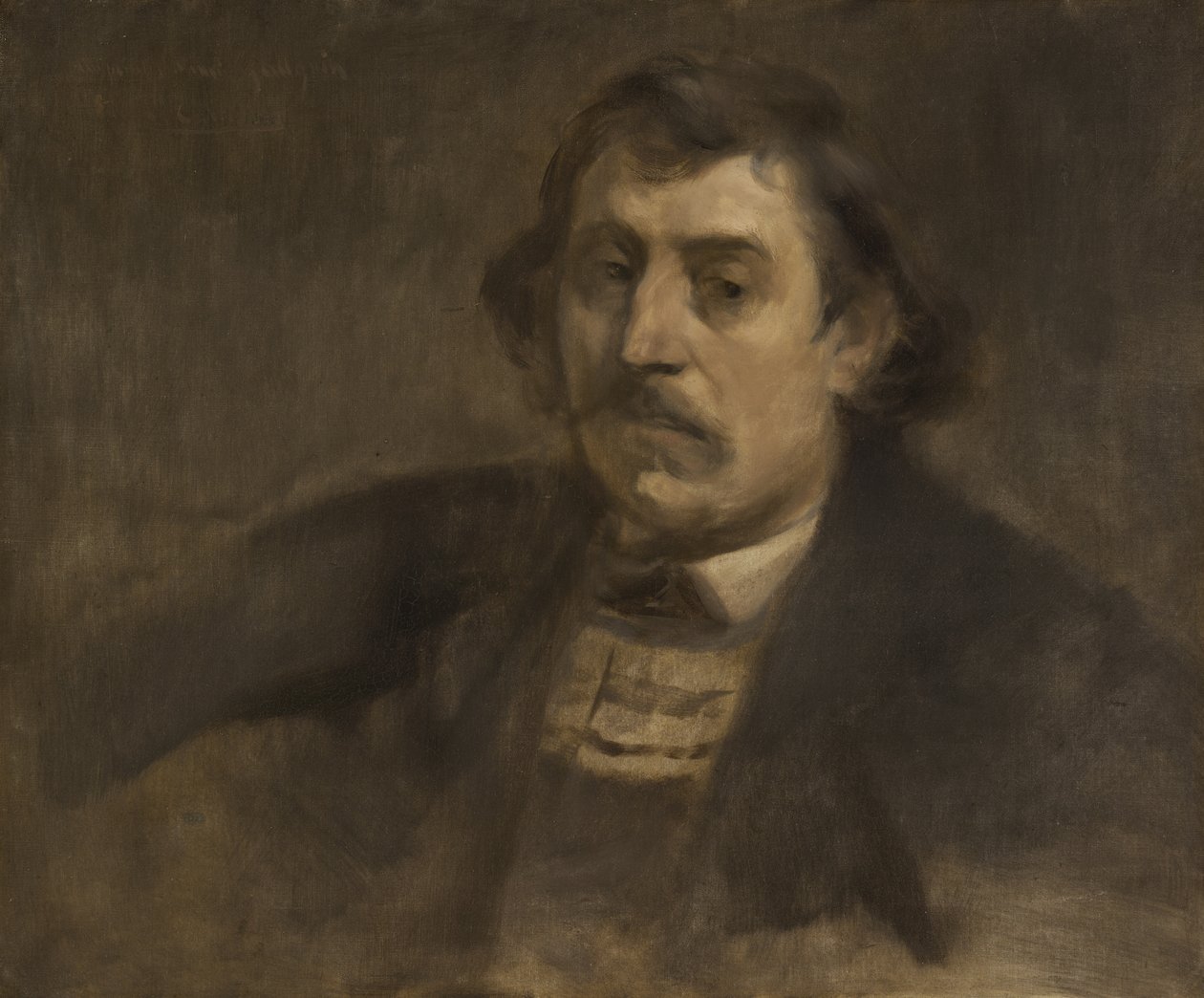 Paul Gauguinin muotokuva, 1891 tekijältä Eugène Carrière