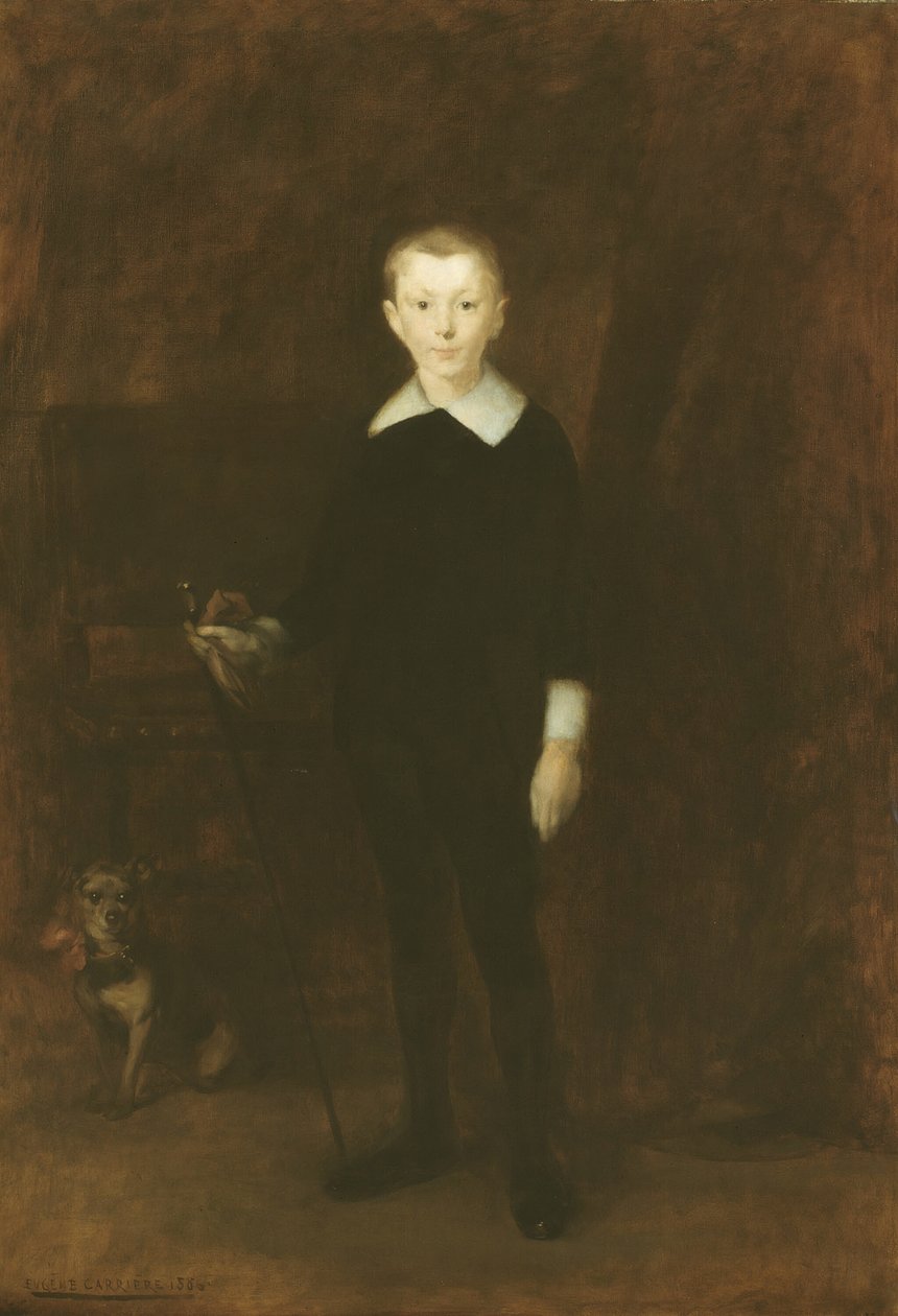 Pojan muotokuva, 1886. tekijältä Eugène Carrière