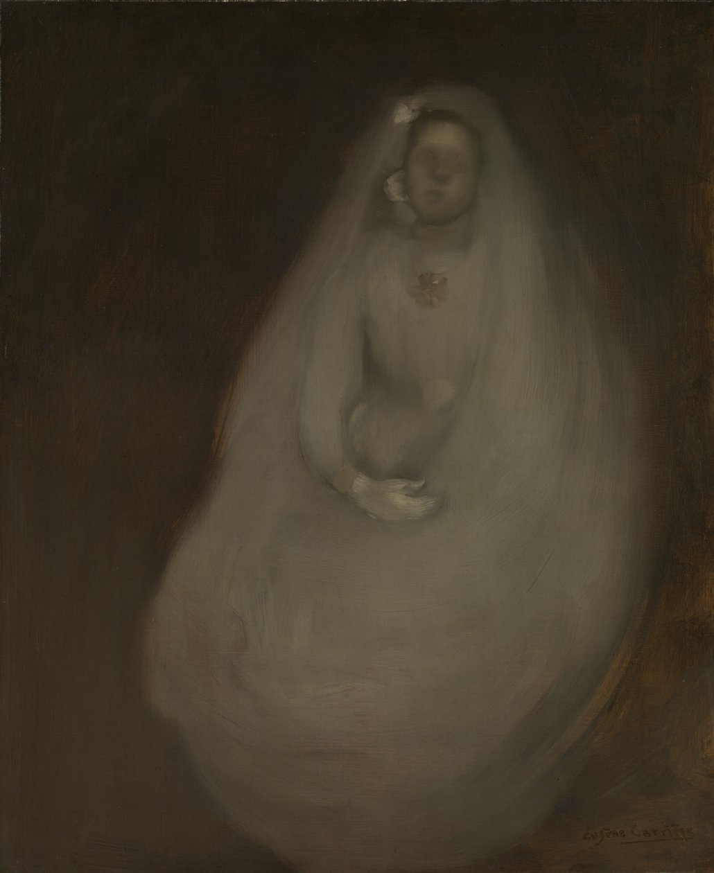 Ensimmäinen ehtoollinen, n. 1896. tekijältä Eugène Carrière