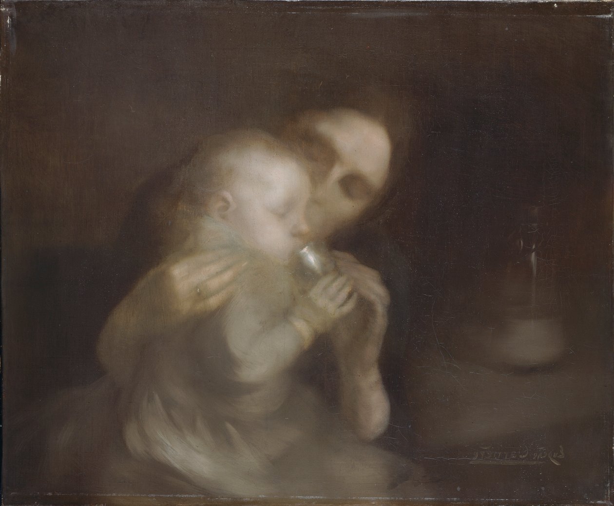 "Pinamuki", c1888 tekijältä Eugène Carrière