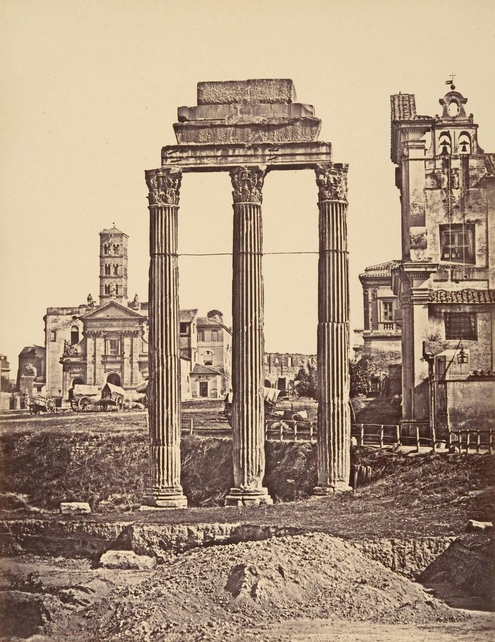 Forumin rauniot, 1848-52. tekijältä Eugène Constant