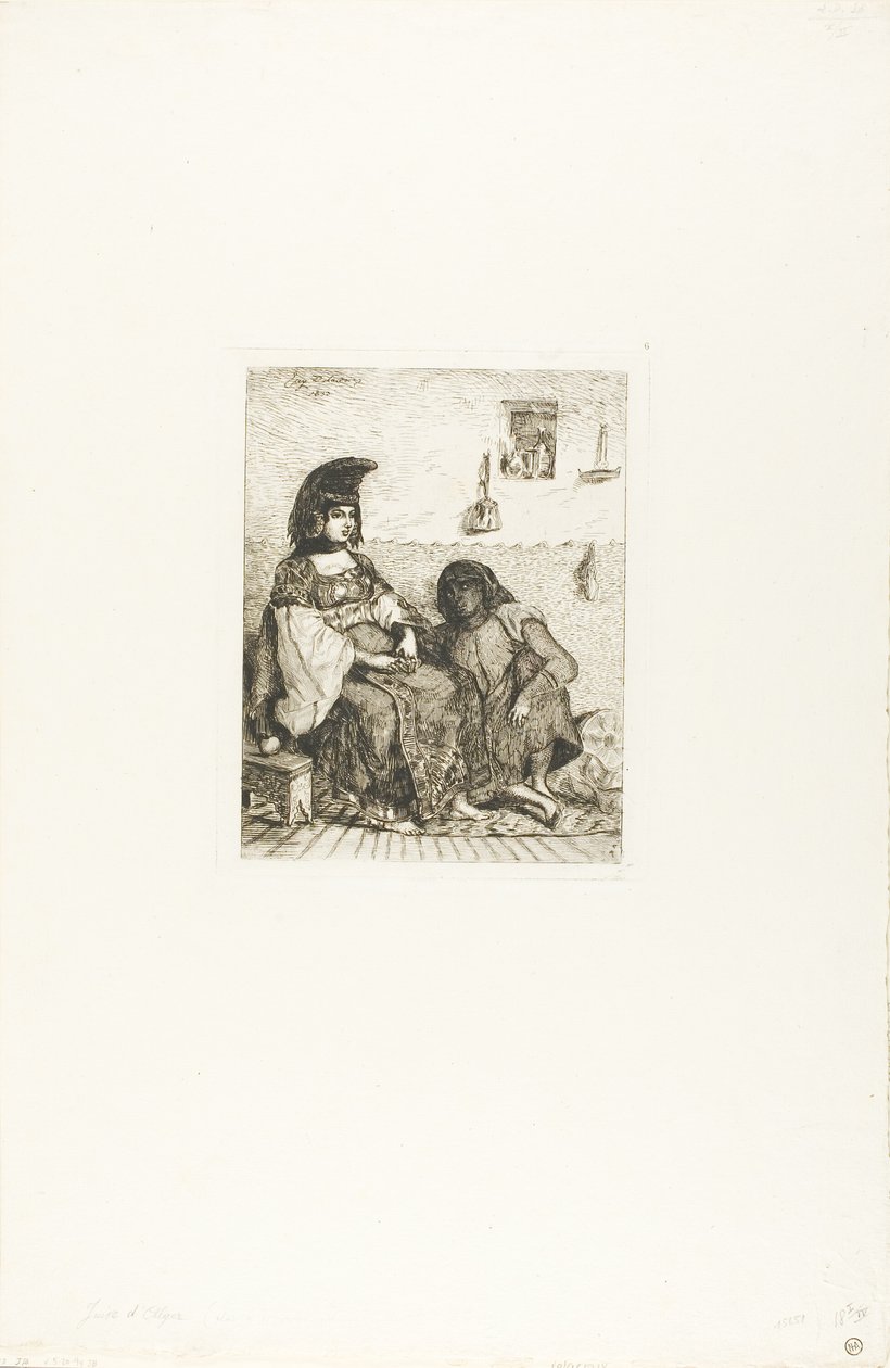 Algerian juutalainen tekijältä Eugène Delacroix