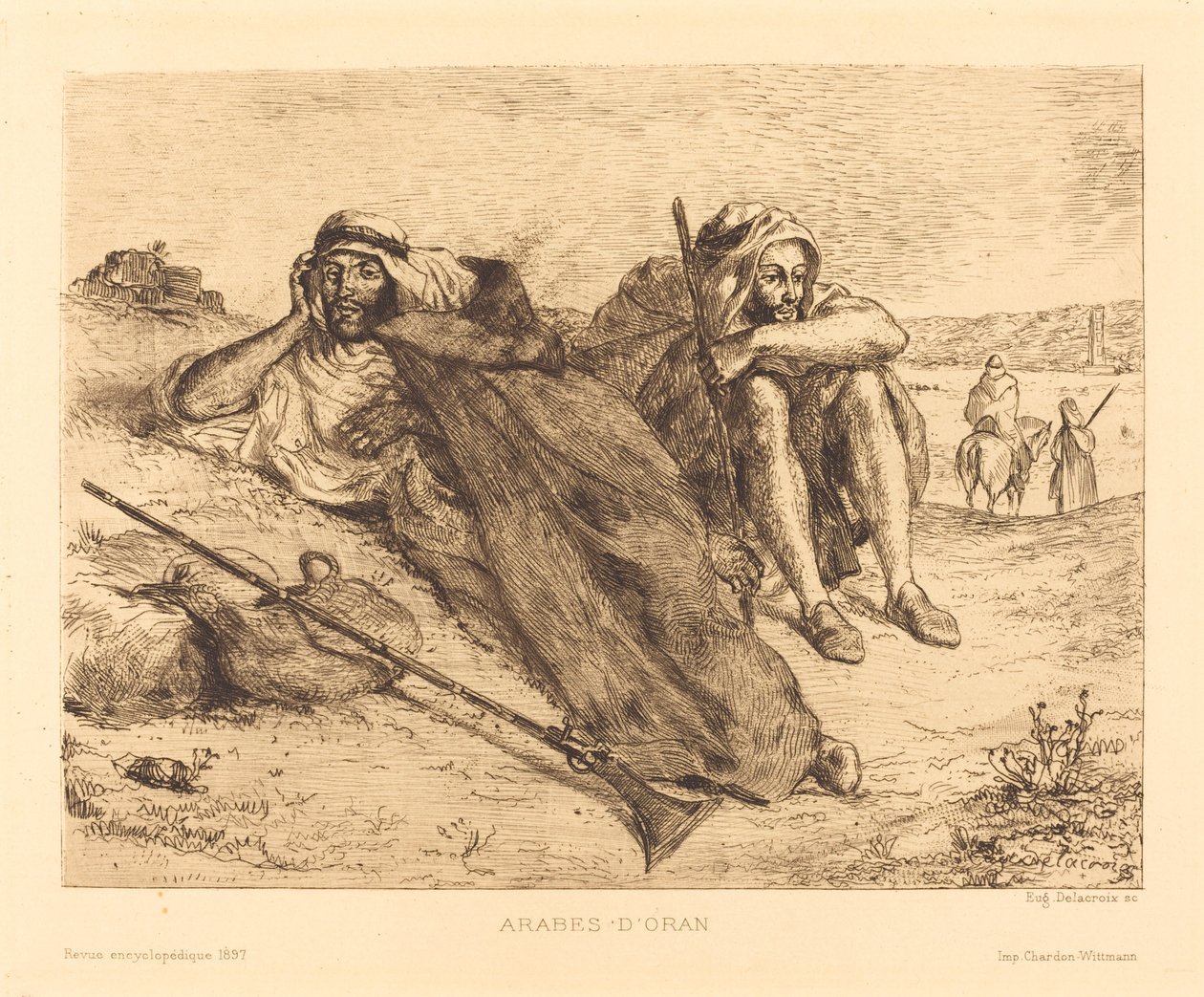 Oranin arabit tekijältä Eugène Delacroix