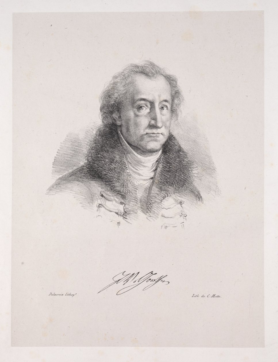 Kuvituksia Faustille tekijältä Eugène Delacroix