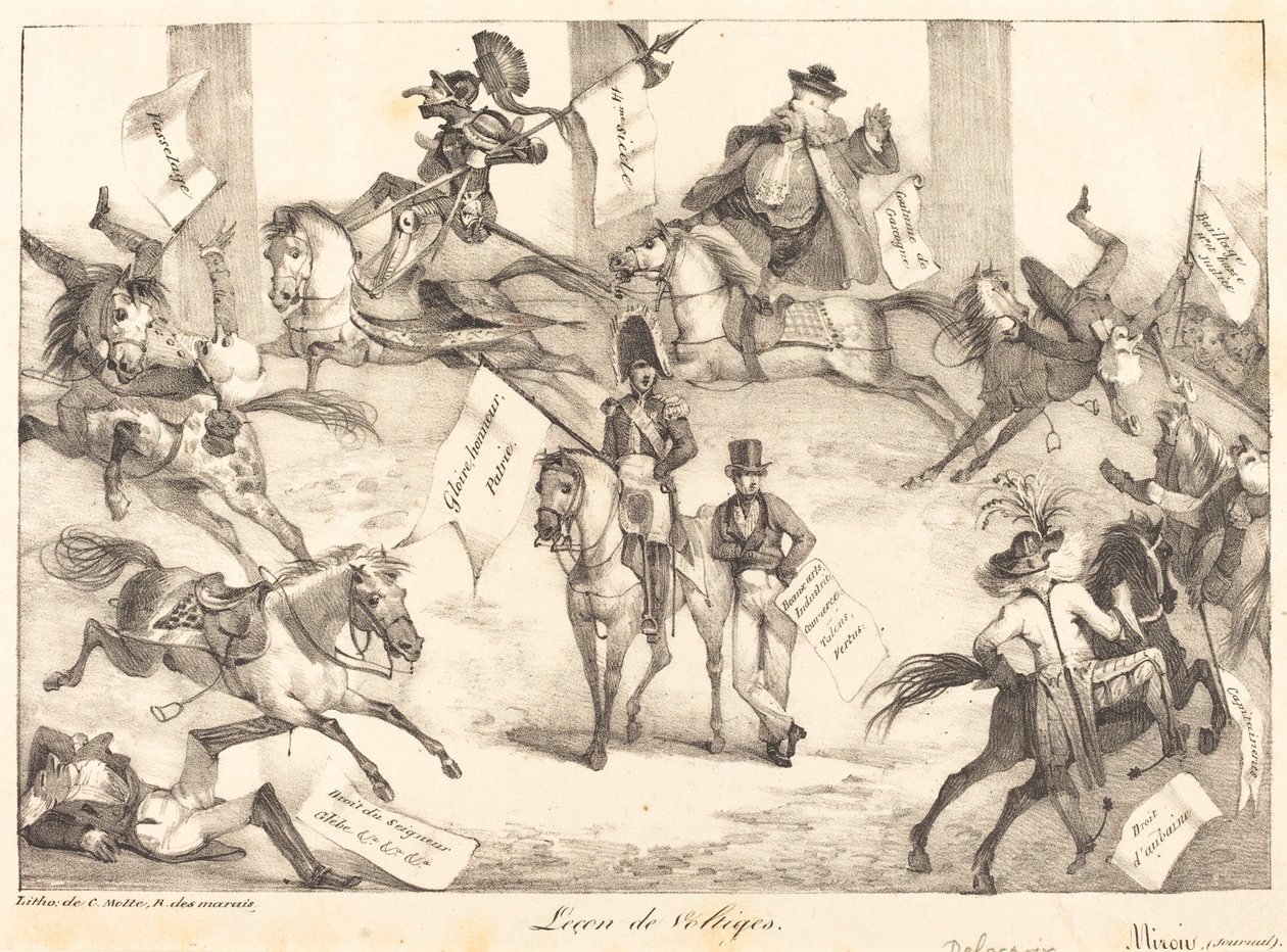 Holvitunti (temppuratsastus) tekijältä Eugène Delacroix