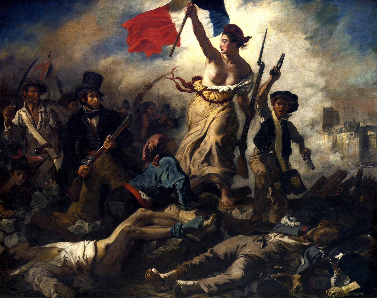 Liberty Leading the People tekijältä Eugène Delacroix