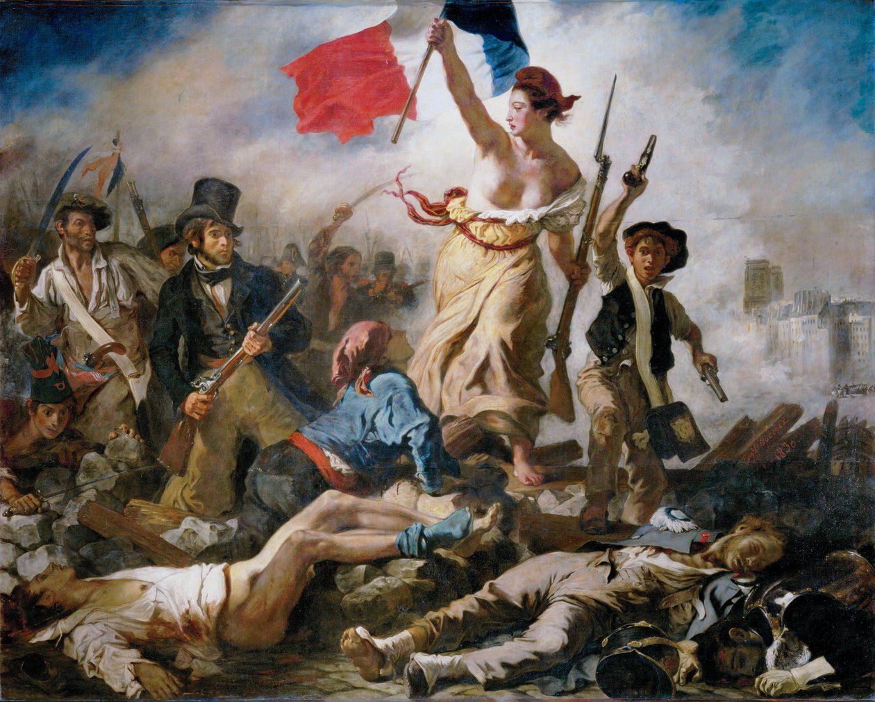 Liberty Leading the People tekijältä Eugène Delacroix