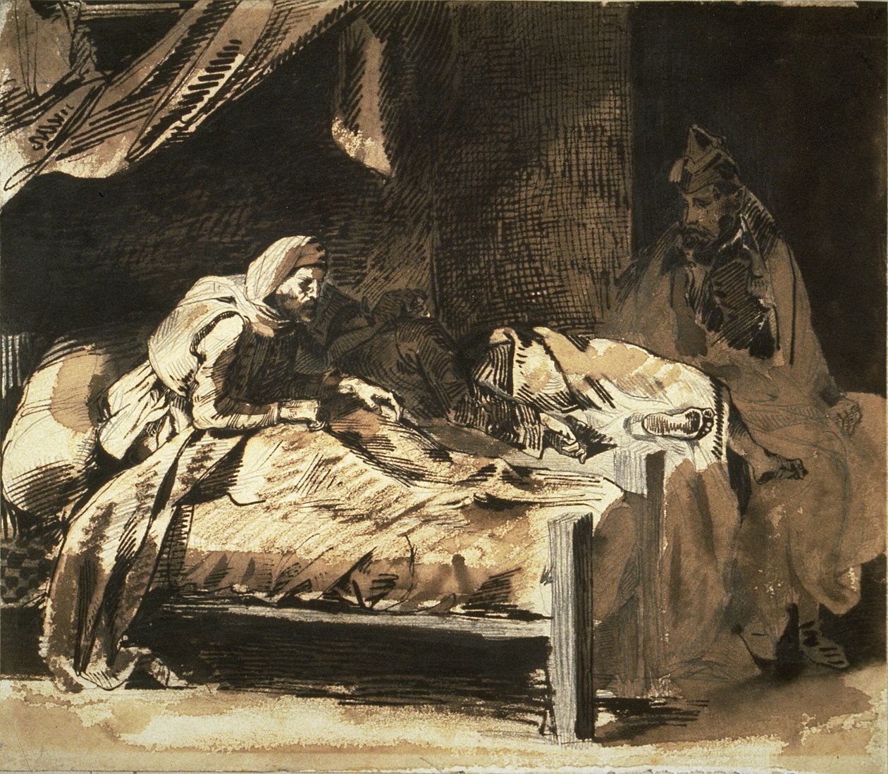 Sotilassairaala tekijältä Eugène Delacroix