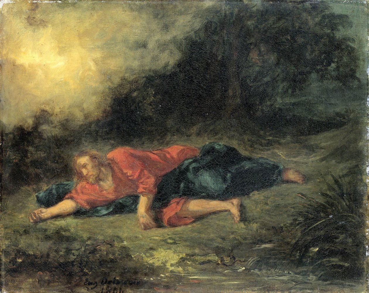 Agony in the Garden tekijältä Eugène Delacroix