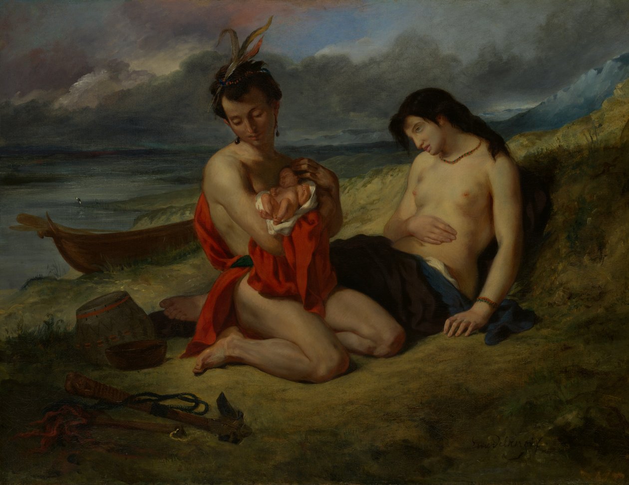 Natchez, 1823-24 ja 1835. tekijältä Ferdinand Victor Eugene Delacroix