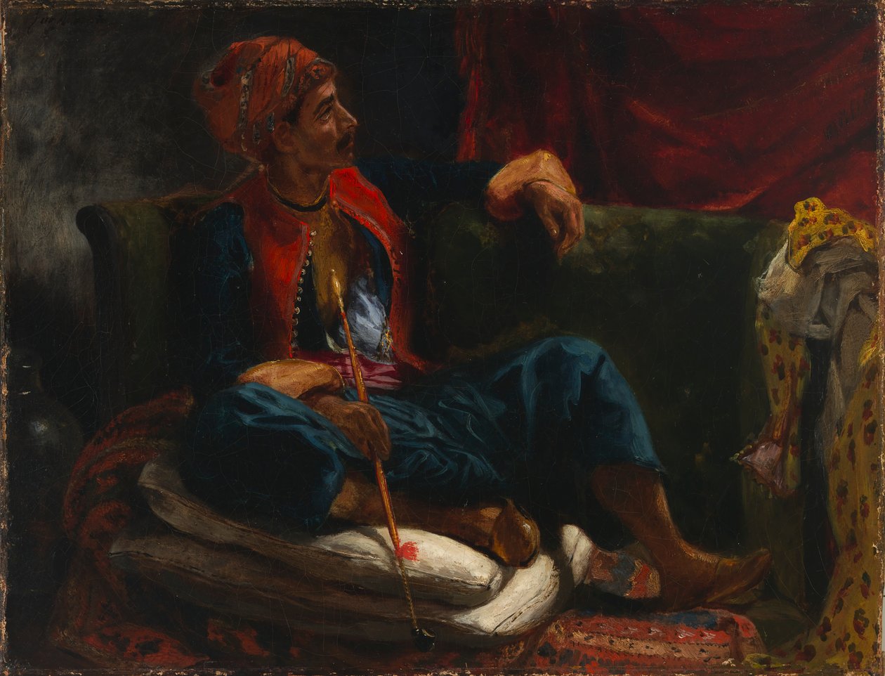 Smoker, 1800-luku. tekijältä Eugène Delacroix