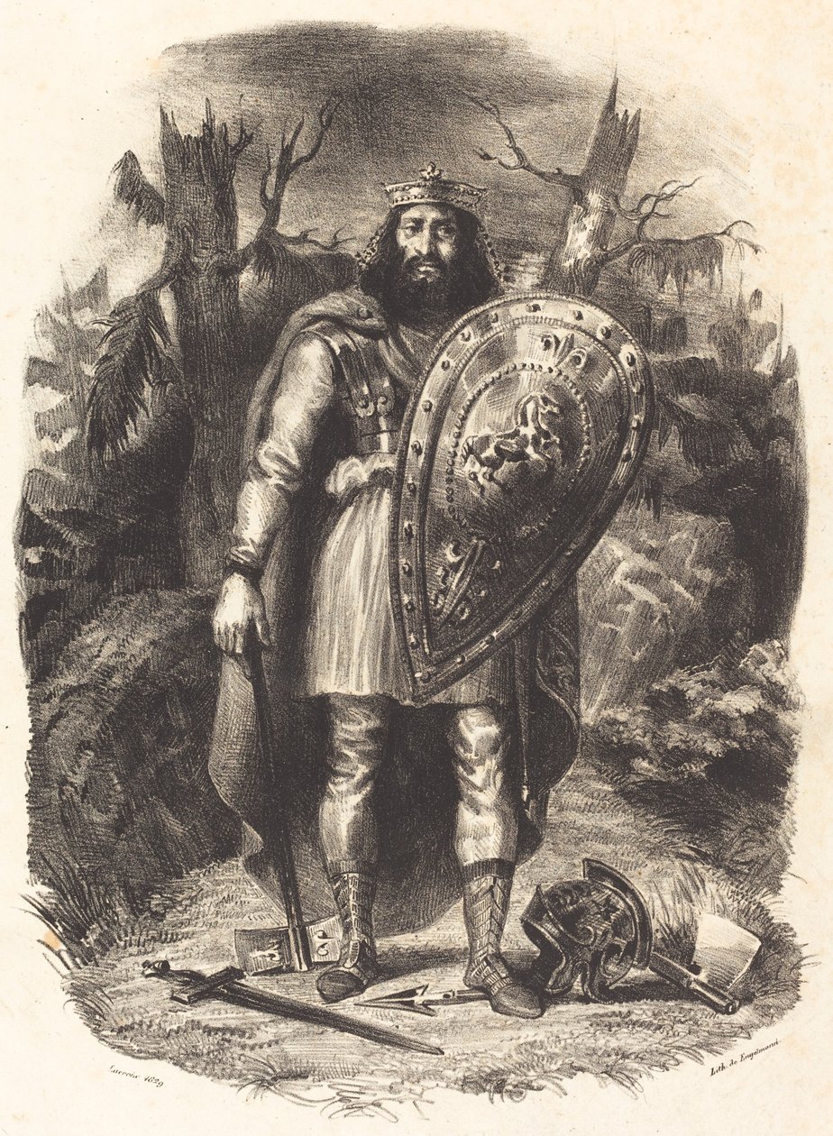 Vercingetorix, 1829. tekijältä Eugène Delacroix