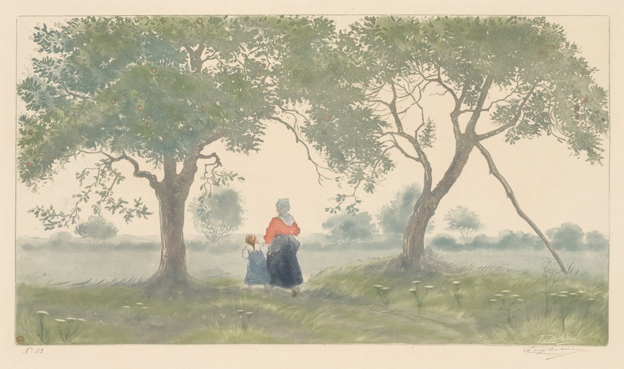 Omenapuut, 1902. tekijältä Eugène Delâtre