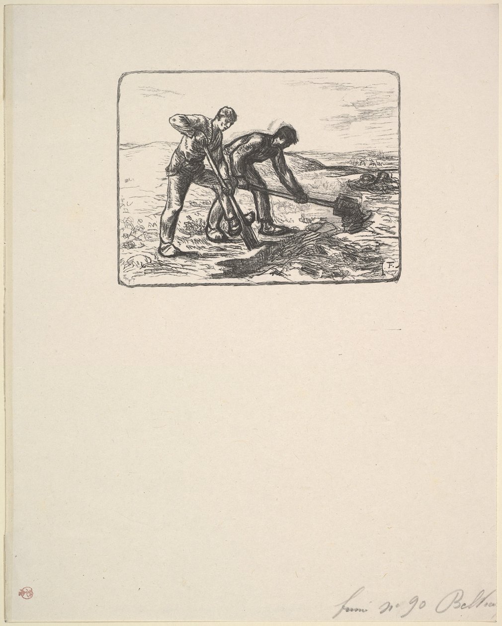 Diggers, 1830-99. tekijältä Eugène Froment