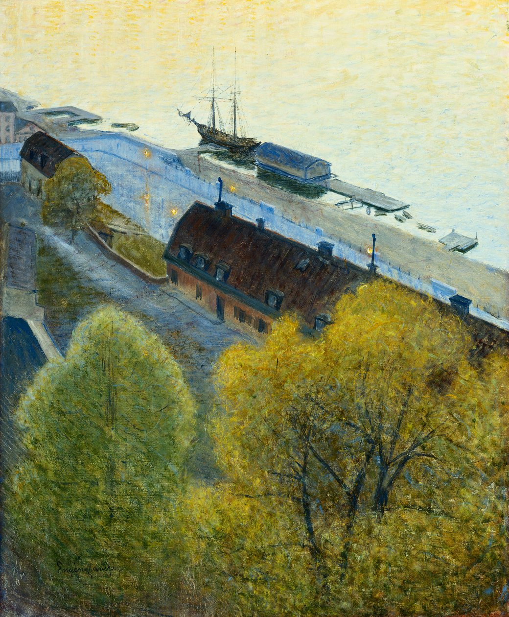 janss kevät ilta, tekijältä Eugène Jansson