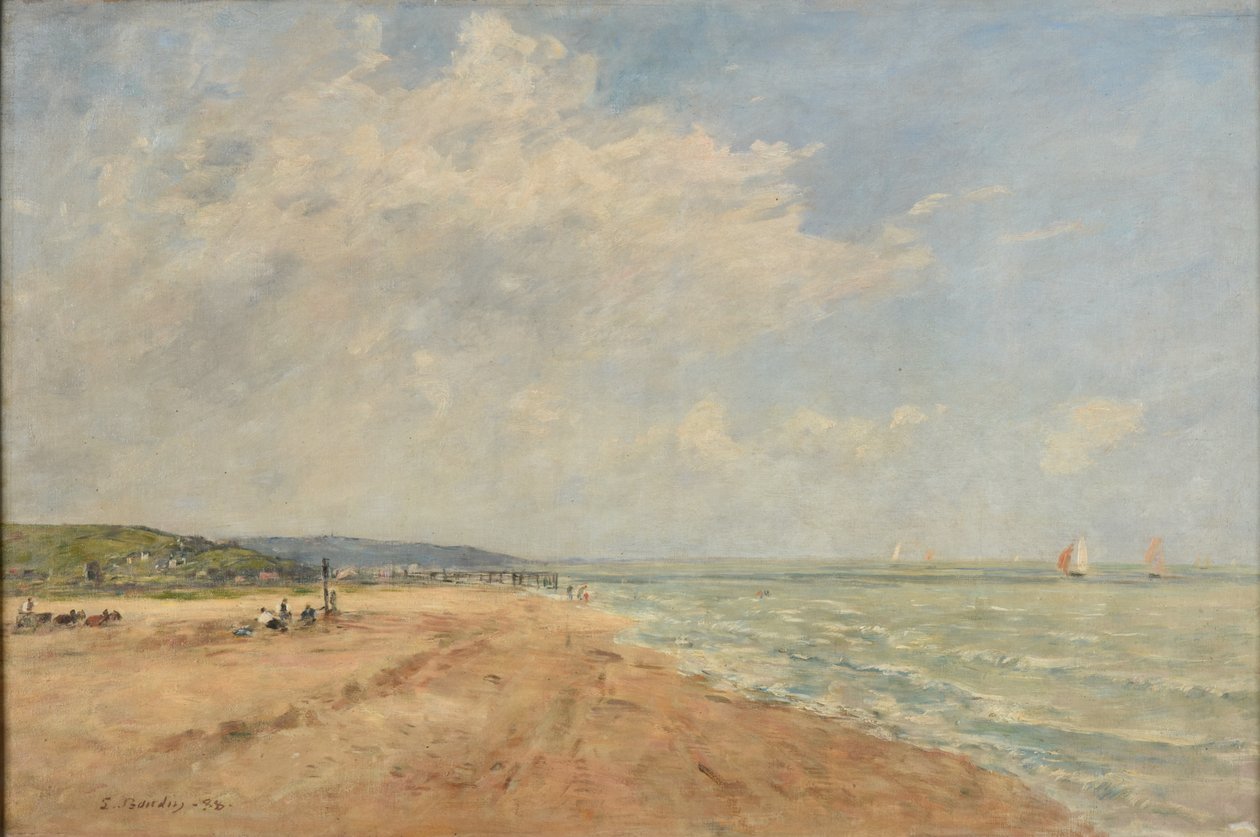 Nousuvesi (Saint-Valéryn lahti) tekijältä Eugene Louis Boudin