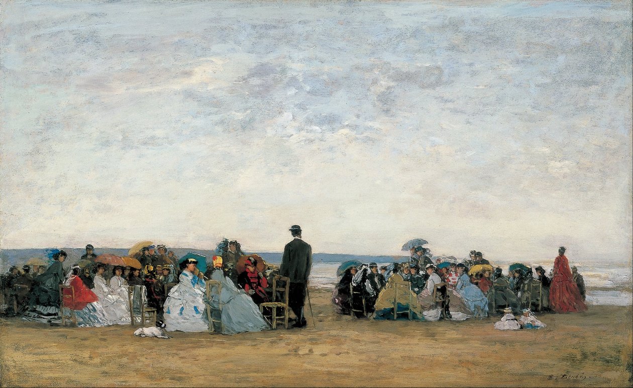 Ranta Trouvillen lähellä tekijältä Eugene Louis Boudin
