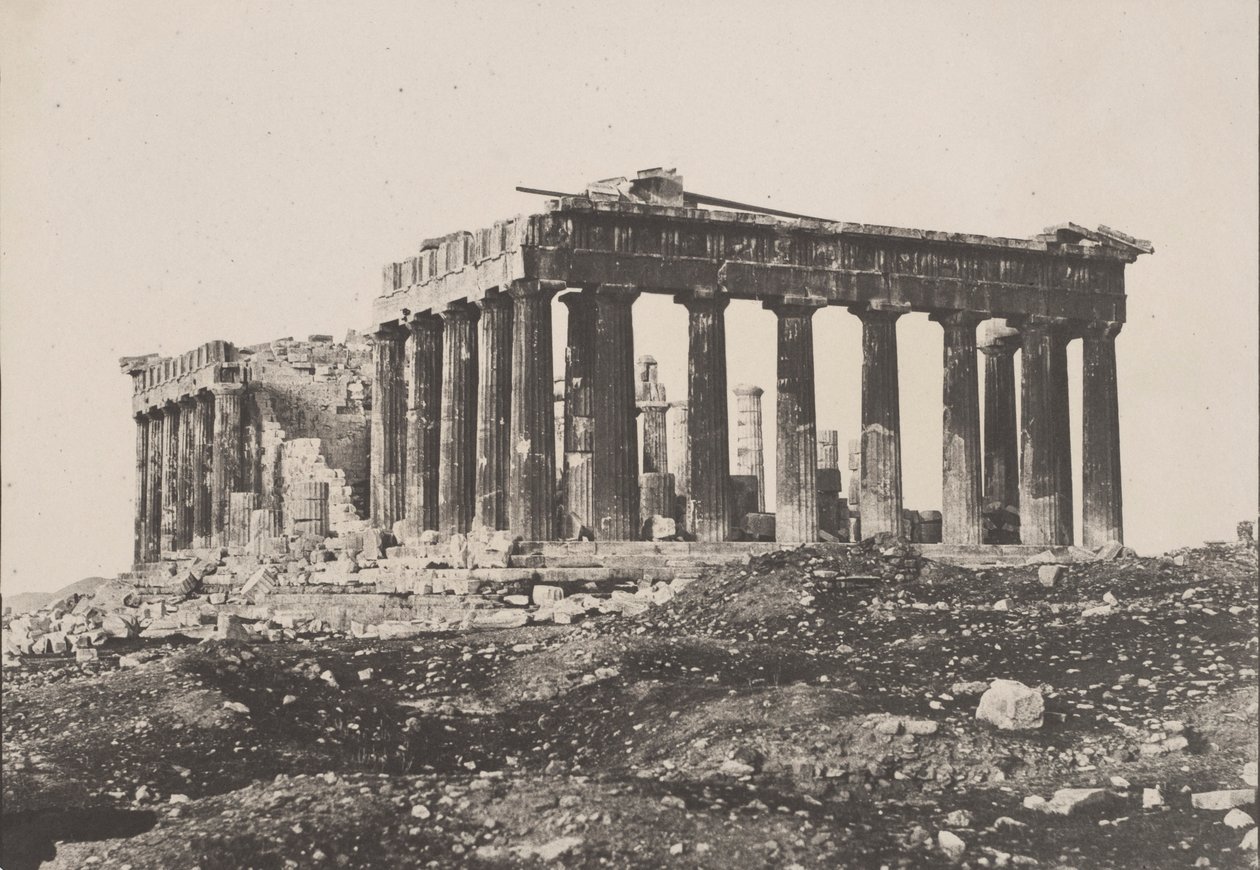 Parthenon, 1852. tekijältä Eugène Piot