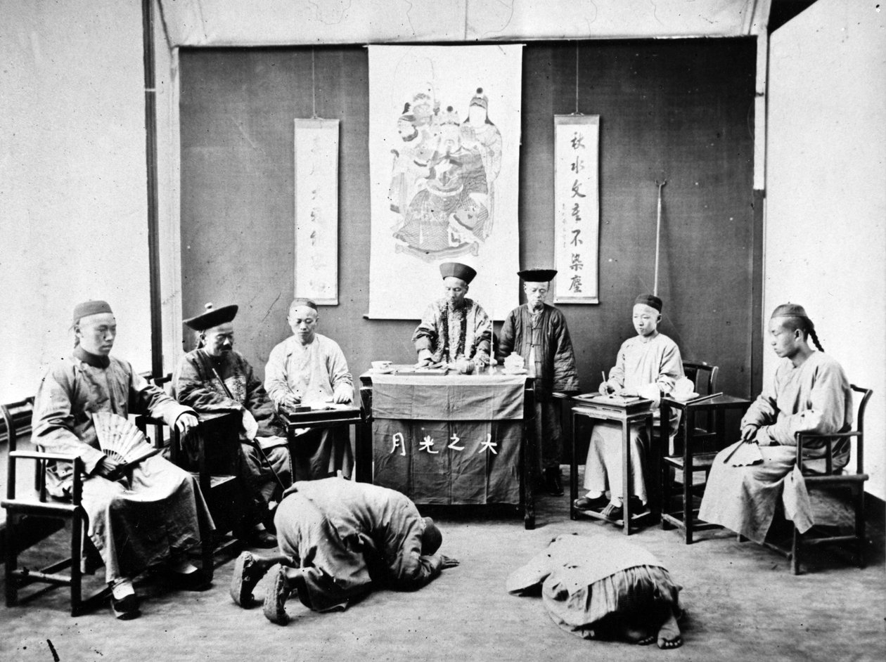 Magistrates Court, Peking, n. 1870 tekijältä European Photographer