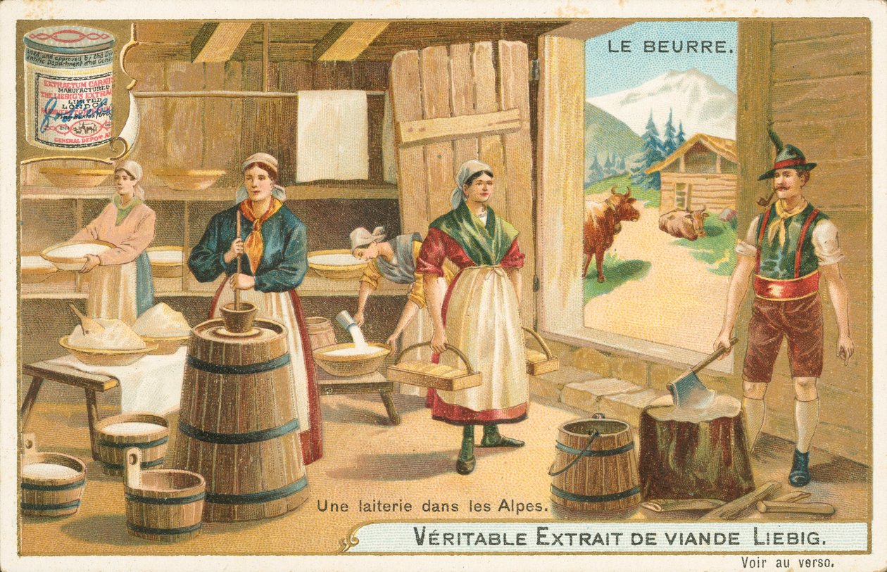 Voi, Liebig-kortti, 1900-luvun alku (kromo) tekijältä European School