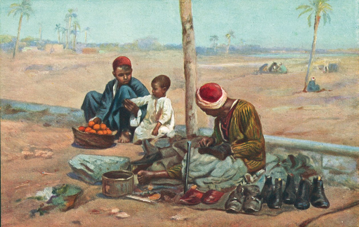Suutari ja lapset, Egypti (värilitro) tekijältä European School