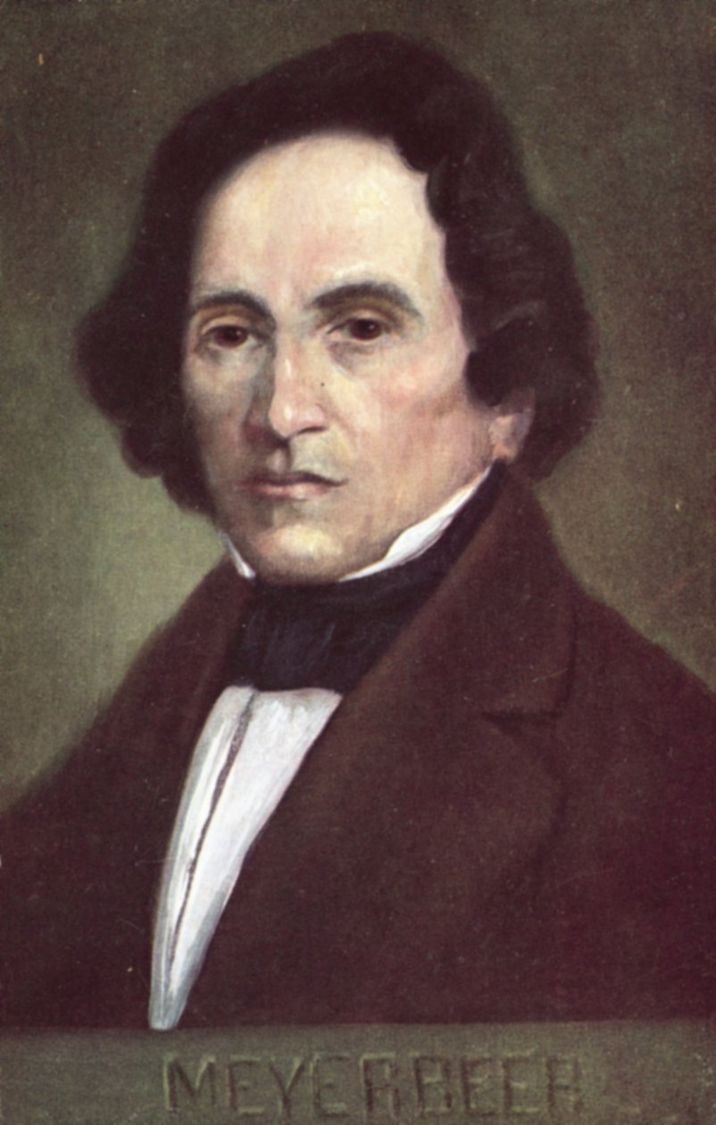 Giacomo Meyerbeer, saksalainen säveltäjä (värilitra) tekijältä European School
