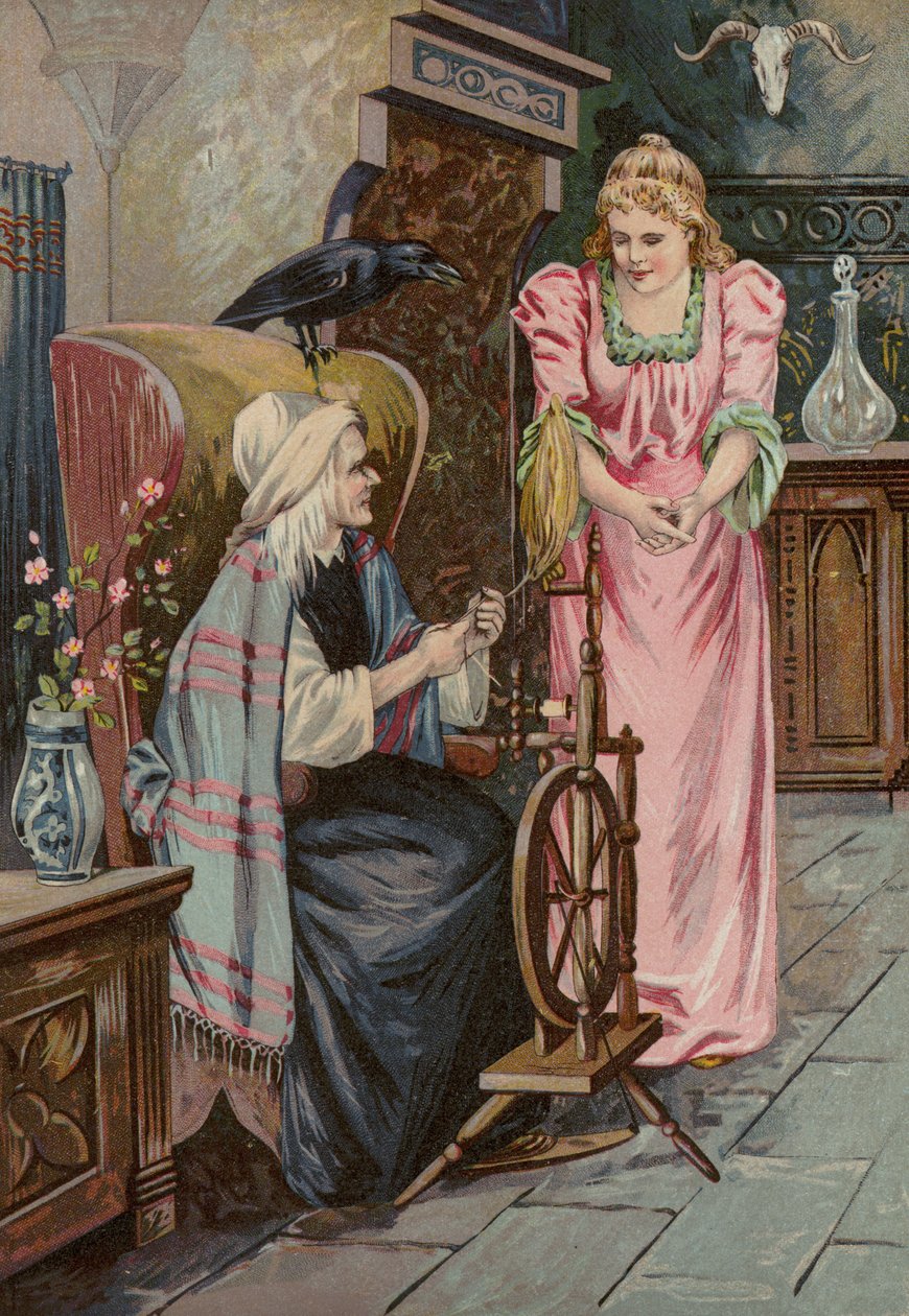 Grimmin tarinat: Briar Rose (chromolitho): Briar Rose (chromolitho) tekijältä European School