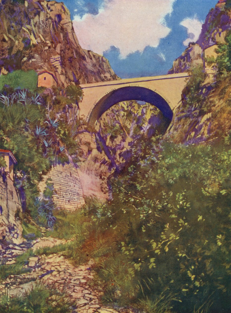Menton, Le Pont St-Louis (värilitro) tekijältä European School