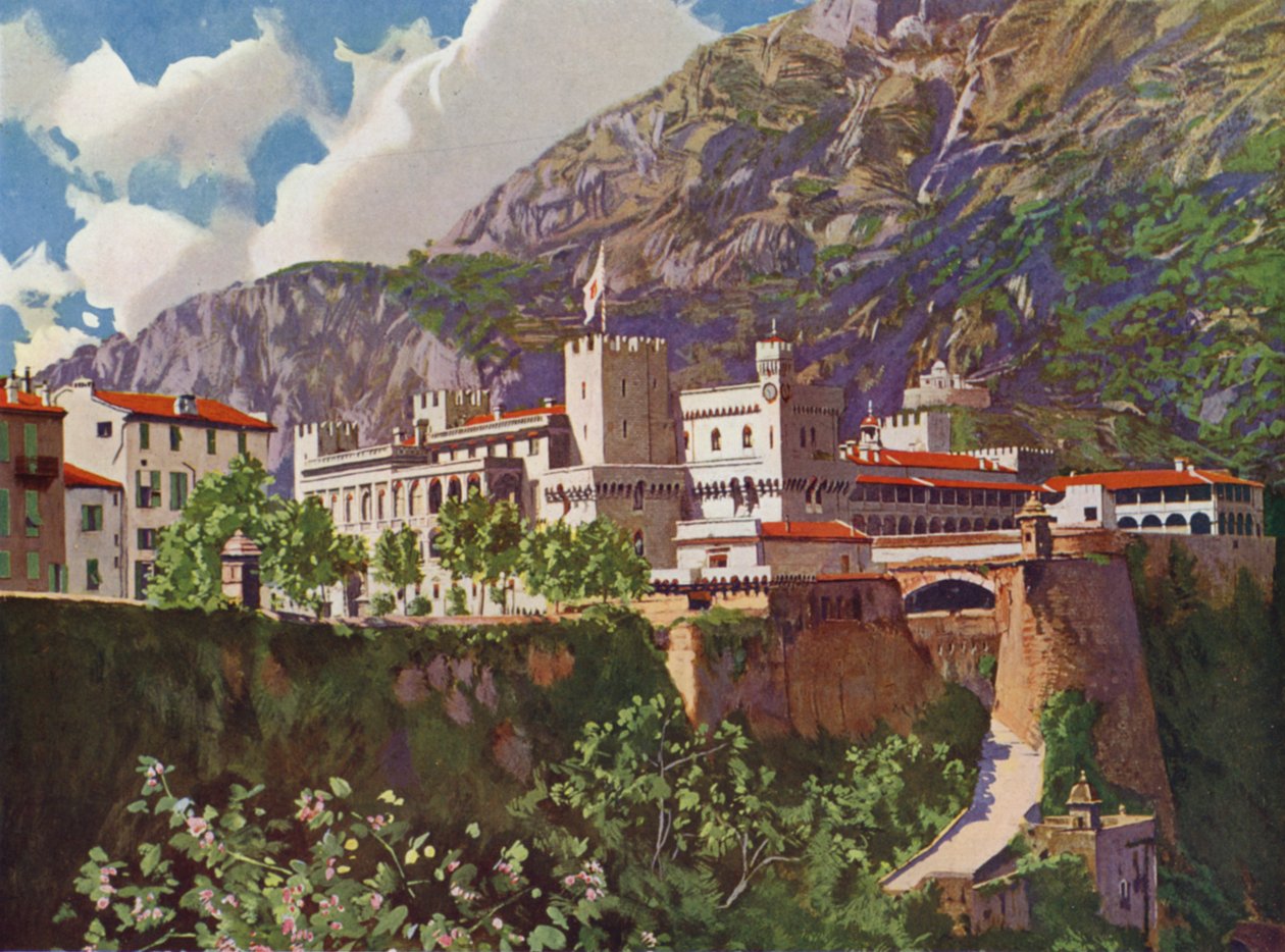 Monaco, ruhtinaan palatsi (värilitro) tekijältä European School