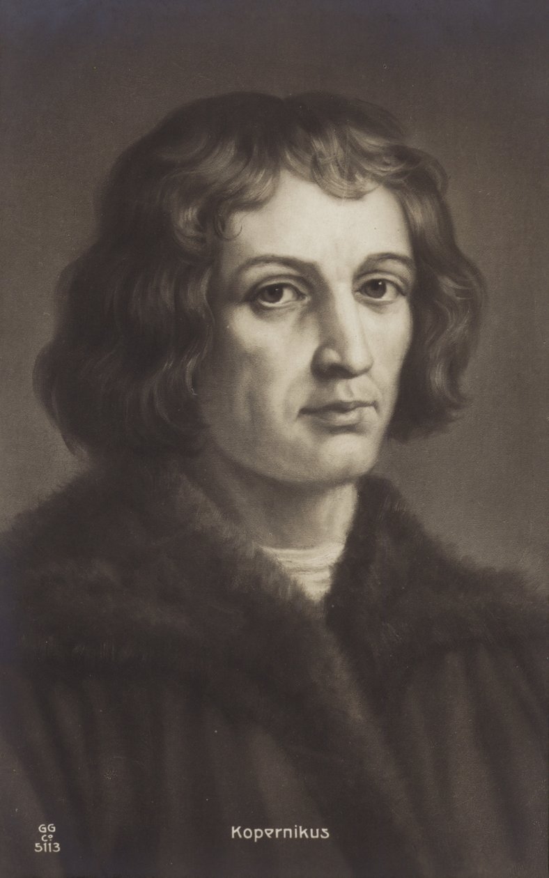 Nikolaus Kopernikus (1473-1543), puolalainen tähtitieteilijä (litografia) tekijältä European School