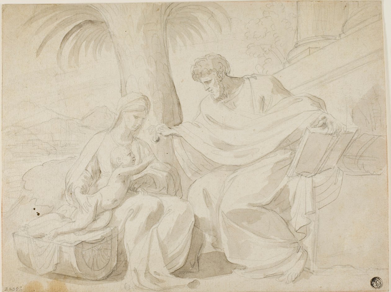 Pyhä perhe tekijältä Eustache Le Sueur