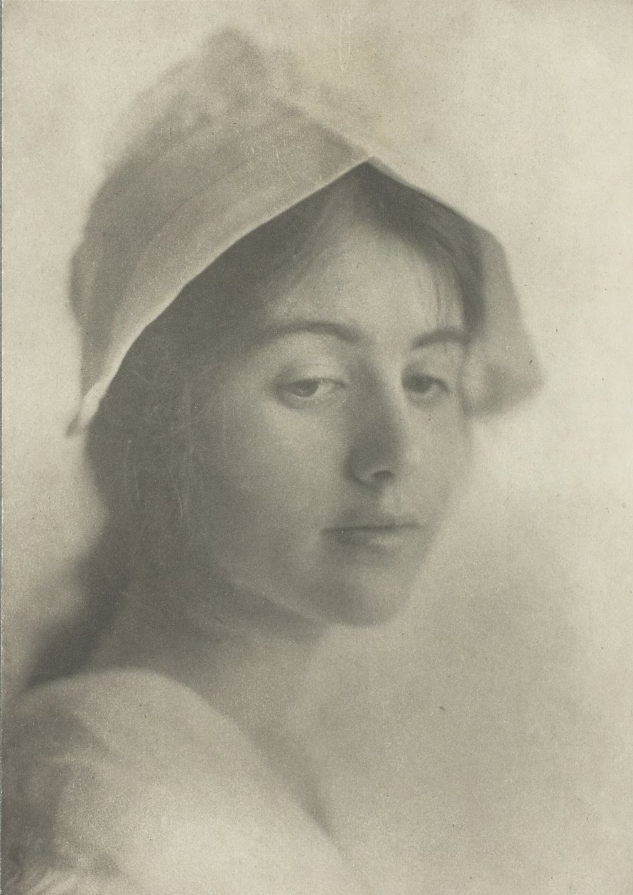 A Study Head, c. 1899. tekijältä Eva Watson Schutze