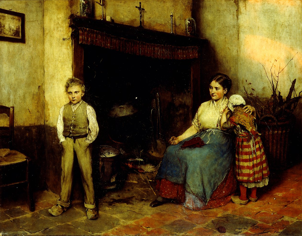 Trouble Brewing, 1883 tekijältä Evariste Carpentier