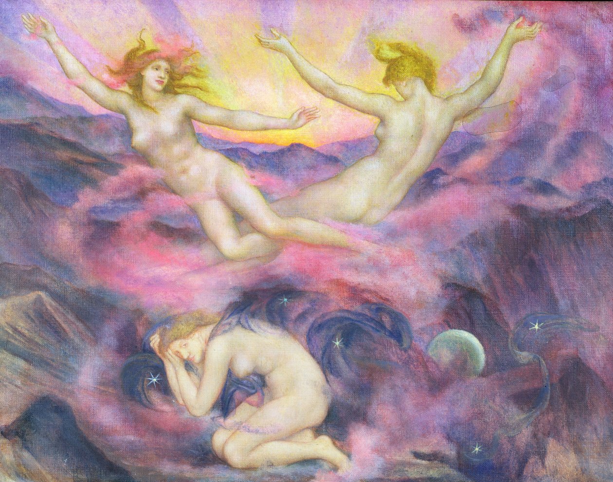 Yö ja Aamunkoitto tekijältä Evelyn De Morgan