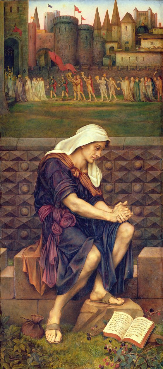 Köyhä mies, joka pelasti kaupungin, 1901 tekijältä Evelyn De Morgan