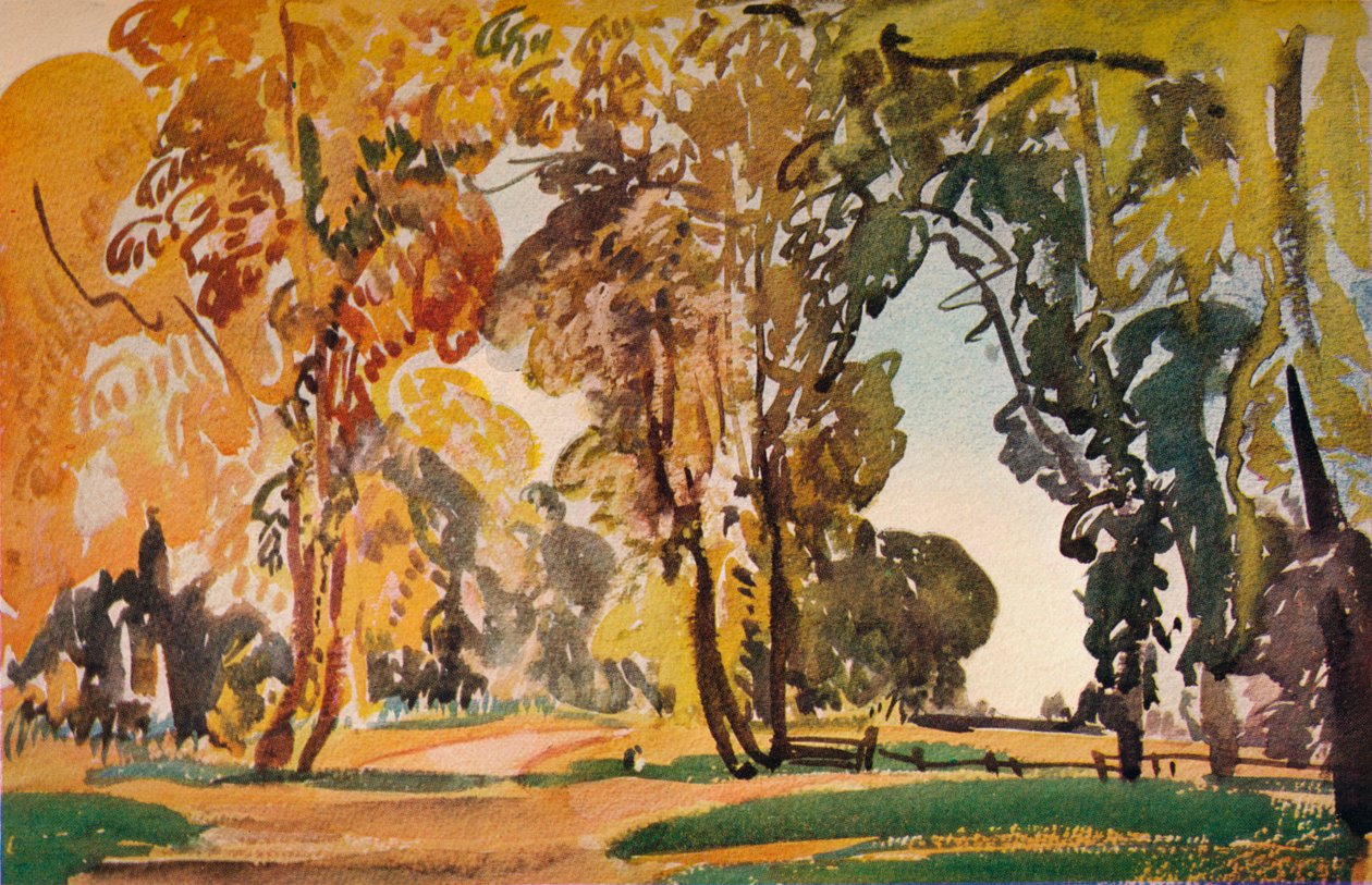 Betchworth Lane, lokakuu 1917. tekijältä Evelyn Cheston