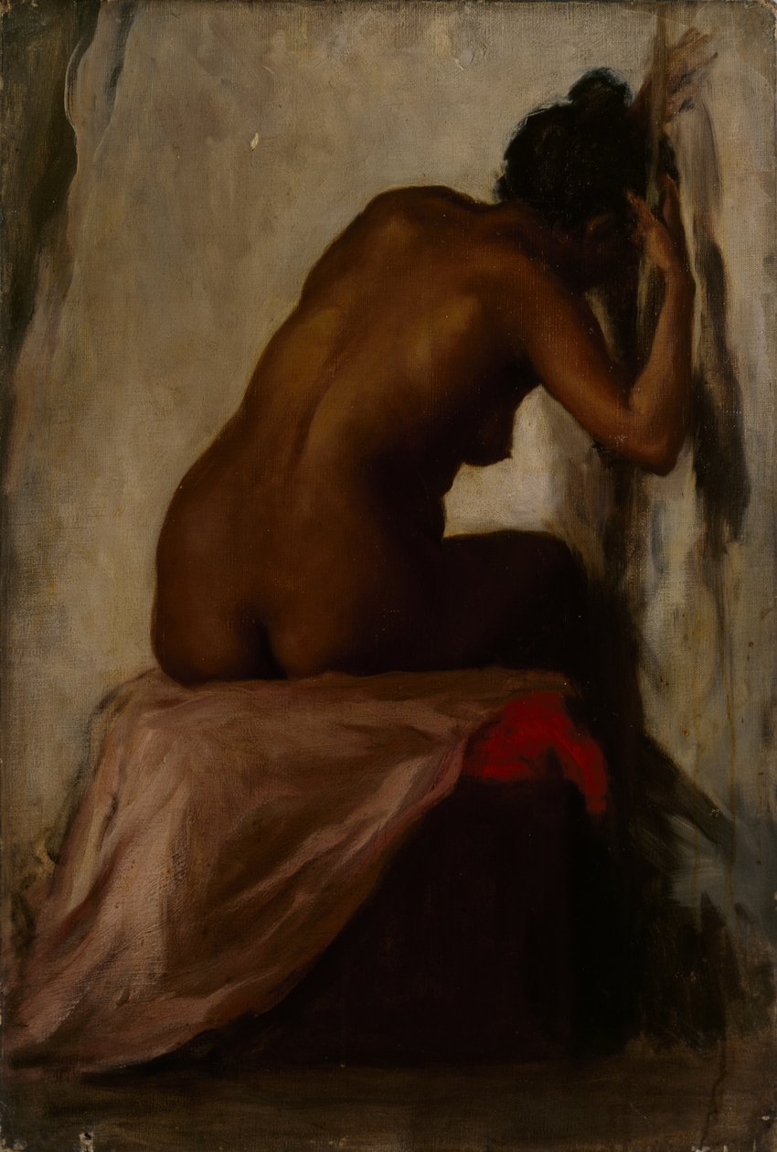 Istuva naishahmo, n. 1898 [LDUCS-5186] tekijältä Evelyn Cheston