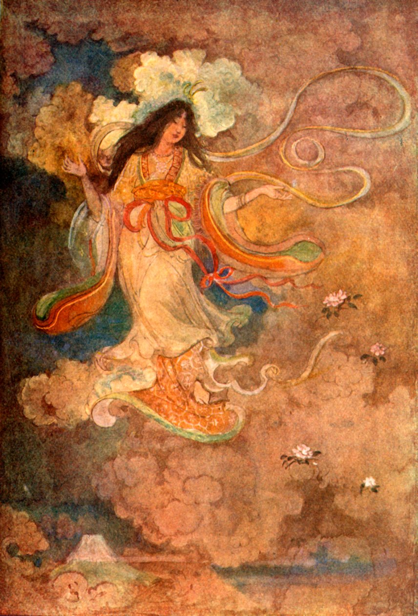 "Sengen, Fuji-vuoren jumalatar", 1912. tekijältä Evelyn Paul