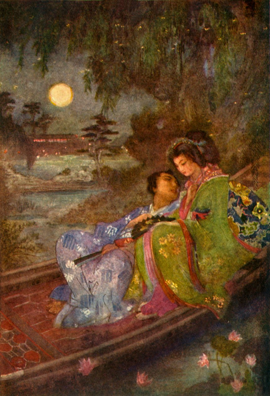 "Rakastajat, jotka vaihtoivat faneja", 1912. tekijältä Evelyn Paul