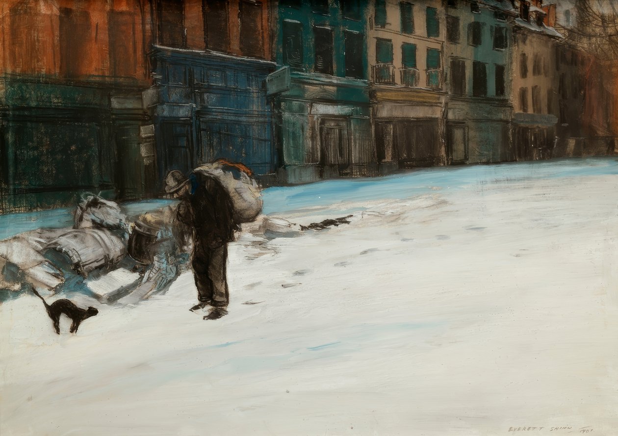 La ville fatiguée (Tôt le matin, Pariisi) tekijältä Everett Shinn