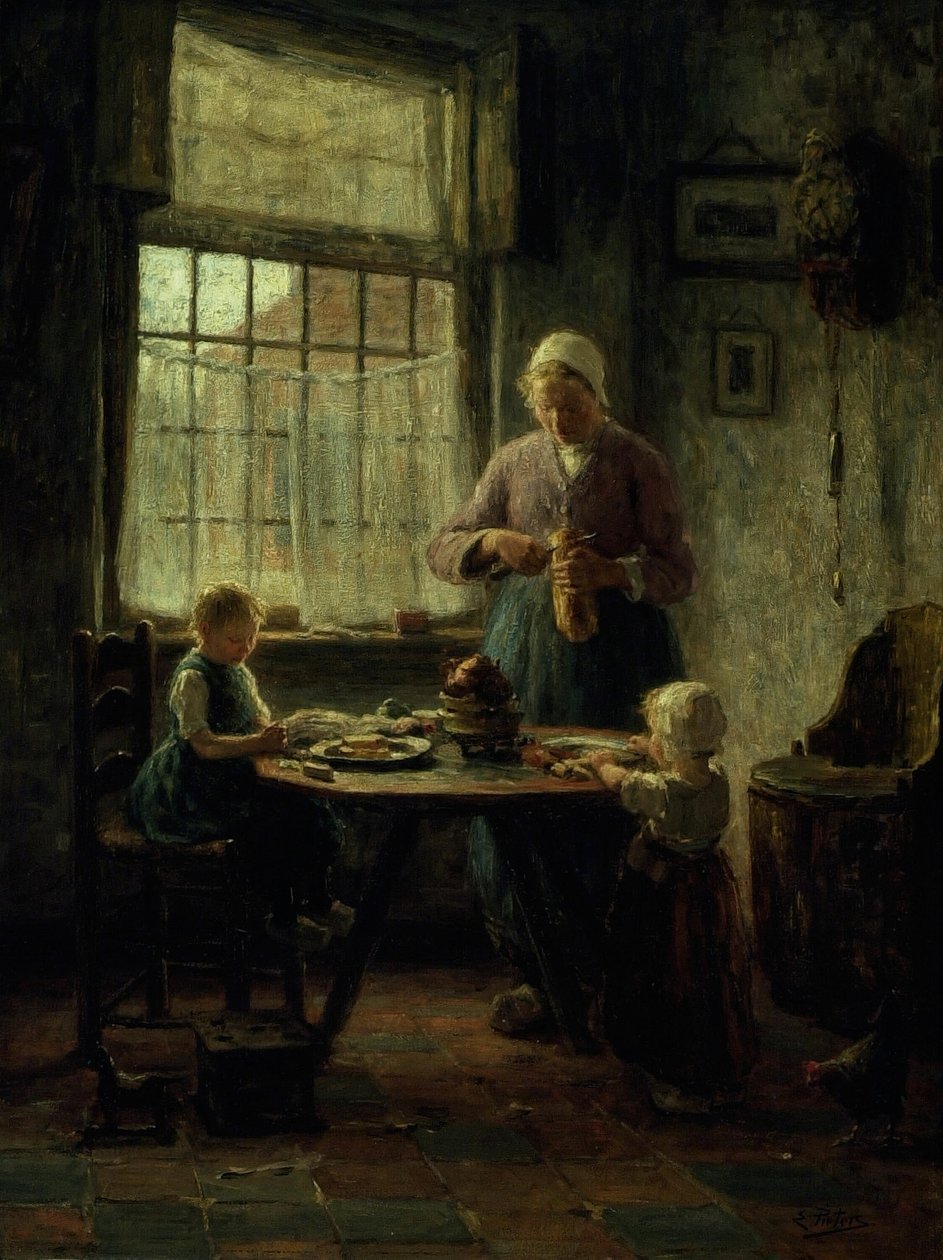 Perheateria, 1890-luku. tekijältä Evert Pieters