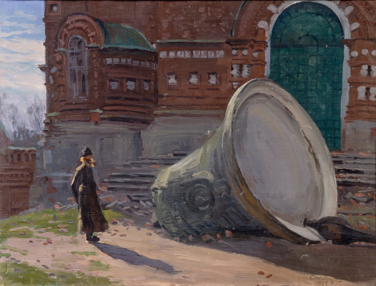 Kirkonkellojen tuhoutuminen, 1924 tekijältä Evgeni Ivanovich Stolitsa