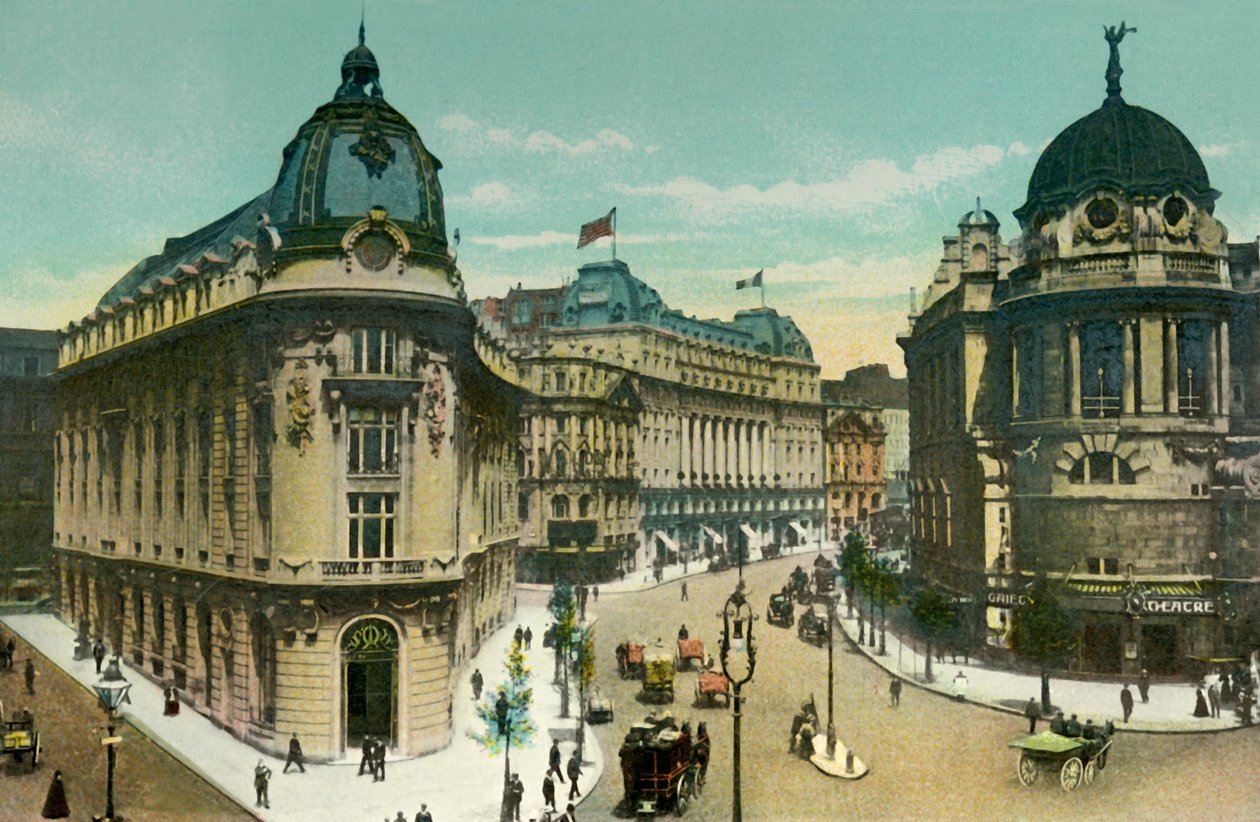 Aldwych and Gaiety Theatre, 1900-luku. tekijältä Eyre and Spottiswoode