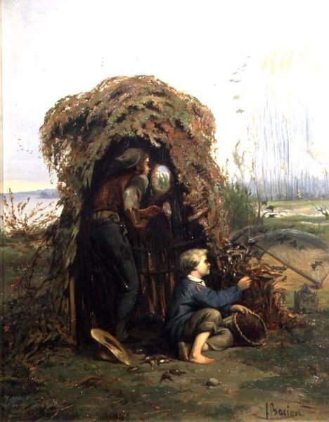 Lintujen pyydystäminen tekijältä F.L.D. Bocion