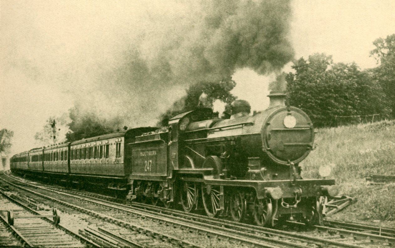 Margate Express, Southern Railway, 1930. tekijältä F. E Mackay