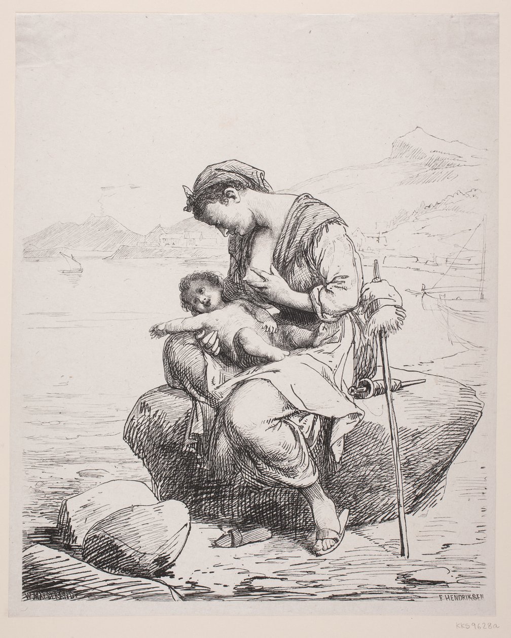 Nuori äiti tekijältä F. Hendriksen